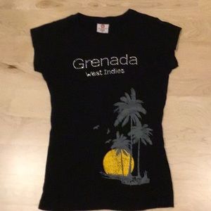 Grenada West Indies black T Shirt
